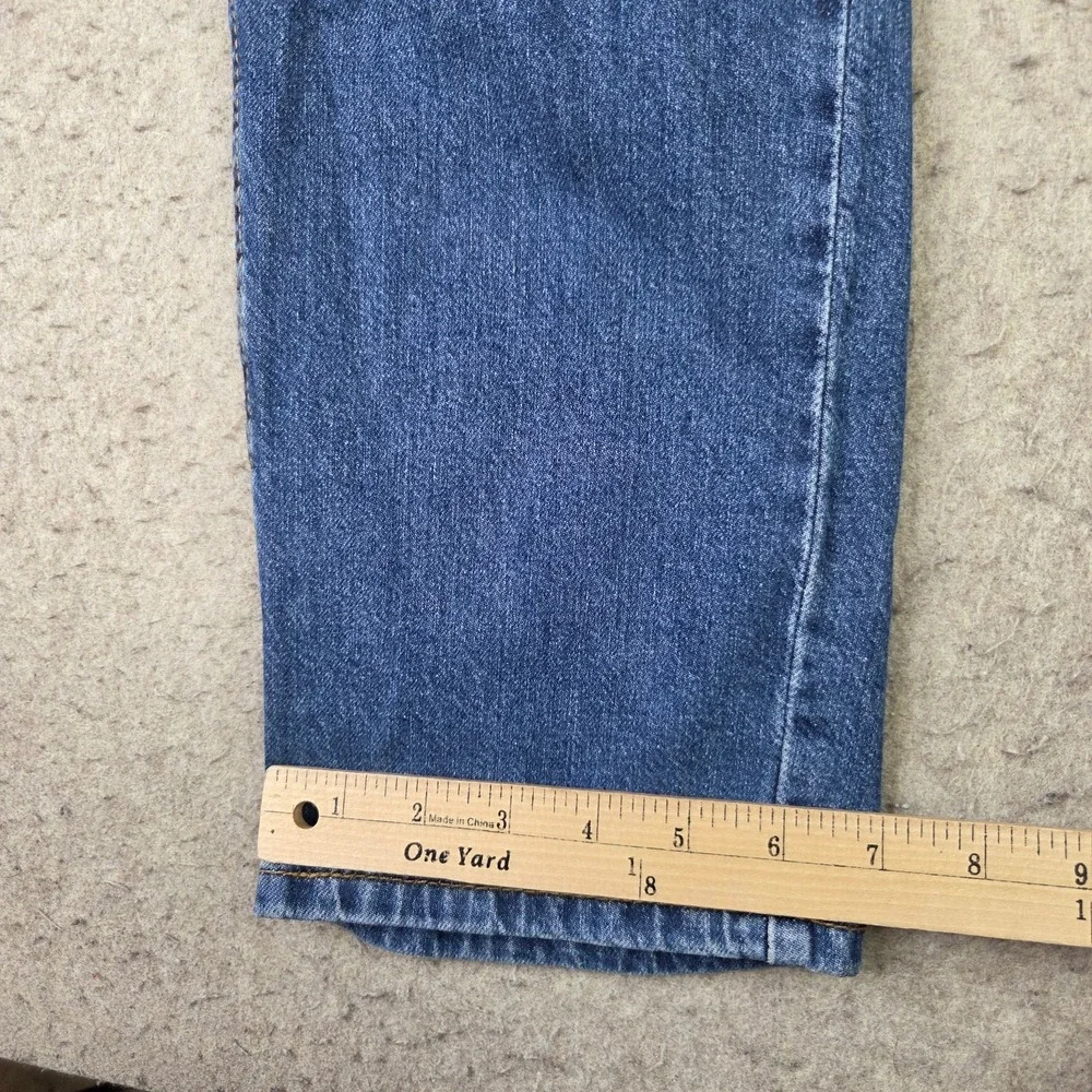 Levi 511 Jeans Mens 33x32 Blue Straight Leg Red Tab Western Riding Casual
